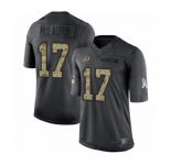 Men's Washington Redskins #17 Terry McLaurin Limited Black 2016 Salute to Service Football Jersey