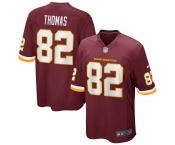 Men's Washington Redskins #82 Logan Thomas Game Burgundy Red Team Color Football Jersey