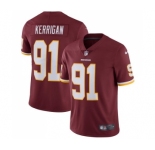Men's Washington Redskins #91 Ryan Kerrigan Burgundy Red Team Color Vapor Untouchable Limited Player Football Jersey