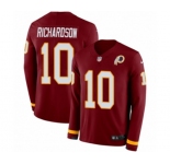 Nike Washington Redskins #10 Paul Richardson Limited Burgundy Therma Long Sleeve NFL Jersey