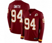 Nike Washington Redskins #94 Preston Smith Limited Burgundy Therma Long Sleeve NFL Jersey