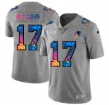 Washington Redskins #17 Terry McLaurin Men's Nike Multi-Color 2020 NFL Crucial Catch NFL Jersey Greyheather