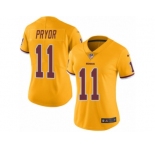 Women Nike Washington Redskins #11 Terrelle Pryor Limited Gold Rush Vapor Untouchable NFL Jersey