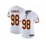 Women Nike Washington Redskins #98 Matthew Ioannidis White Vapor Untouchable Limited Player NFL Jersey