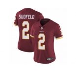 Women's Nike Washington Redskins #2 Nate Sudfeld Vapor Untouchable Limited Burgundy Red Team Color NFL Jersey