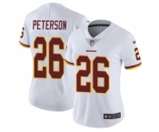 Women's Nike Washington Redskins #26 Adrian Peterson White Vapor Untouchable Elite Player NFL Jersey