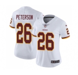 Women's Nike Washington Redskins #26 Adrian Peterson White Vapor Untouchable Limited Player NFL Jersey