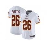 Women's Nike Washington Redskins #26 Clinton Portis Vapor Untouchable Limited White NFL Jersey