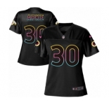 Women's Nike Washington Redskins #30 Troy Apke Game Black Fashion NFL Jersey