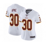 Women's Nike Washington Redskins #30 Troy Apke White Vapor Untouchable Elite Player NFL Jersey