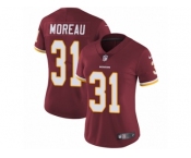 Women's Nike Washington Redskins #31 Fabian Moreau Vapor Untouchable Limited Burgundy Red Team Color NFL Jersey