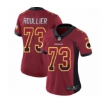 Women's Nike Washington Redskins #73 Chase Roullier Limited Red Rush Drift Fashion NFL Jersey