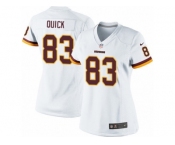 Women's Nike Washington Redskins #83 Brian Quick Limited White NFL Jersey