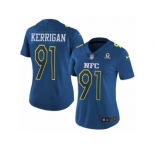 Women's Nike Washington Redskins #91 Ryan Kerrigan Limited Blue 2017 Pro Bowl NFL Jersey