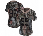 Women's Nike Washington Redskins #95 Da'Ron Payne Limited Camo Rush Realtree NFL Jersey