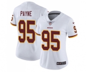 Women's Nike Washington Redskins #95 Da'Ron Payne White Vapor Untouchable Elite Player NFL Jersey