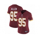 Women's Nike Washington Redskins #95 Jonathan Allen Vapor Untouchable Limited Burgundy Red Team Color NFL Jersey