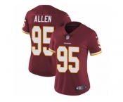 Women's Nike Washington Redskins #95 Jonathan Allen Vapor Untouchable Limited Burgundy Red Team Color NFL Jersey