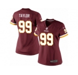 Women's Nike Washington Redskins #99 Phil Taylor Limited Burgundy Red Team Color NFL Jersey