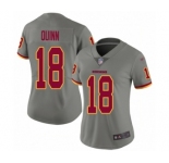 Women's Washington Redskins #18 Trey Quinn Limited Gray Inverted Legend Football Jersey