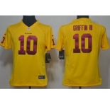 nike women nfl jerseys washington redskins #10 griffiniii yellow[nike]