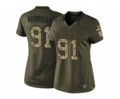 nike women nfl jerseys washington redskins #91 kerrigan army green[nike Limited Salute To Service]