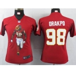 nike women nfl jerseys washington redskins #98 orakpo red[portrait fashion]