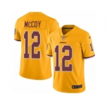 Youth Nike Washington Redskins #12 Colt McCoy Limited Gold Rush NFL Jersey