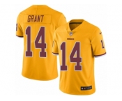 Youth Nike Washington Redskins #14 Ryan Grant Limited Gold Rush Vapor Untouchable NFL Jersey