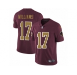Youth Nike Washington Redskins #17 Doug Williams Vapor Untouchable Limited Burgundy Red Gold Number Alternate 80TH Anniversary NFL Jersey