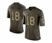Youth Nike Washington Redskins #18 Josh Doctson Green Stitched NFL Limited Salute to Service Jersey
