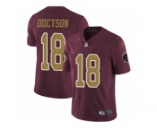 Youth Nike Washington Redskins #18 Josh Doctson Vapor Untouchable Limited Burgundy Red Gold Number Alternate 80TH Anniversary NFL Jersey