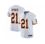 Youth Nike Washington Redskins #21 Earnest Byner Vapor Untouchable Limited White NFL Jersey