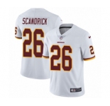 Youth Nike Washington Redskins #26 Orlando Scandrick White Vapor Untouchable Elite Player NFL Jersey