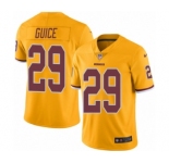 Youth Nike Washington Redskins #29 Derrius Guice Limited Gold Rush Vapor Untouchable NFL Jersey