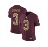 Youth Nike Washington Redskins #3 Dustin Hopkins Vapor Untouchable Limited Burgundy Red Gold Number Alternate 80TH Anniversary NFL Jersey