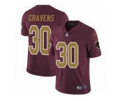 Youth Nike Washington Redskins #30 Su'a Cravens Vapor Untouchable Limited Burgundy Red Gold Number Alternate 80TH Anniversary NFL Jersey