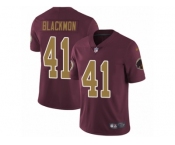 Youth Nike Washington Redskins #41 Will Blackmon Vapor Untouchable Limited Burgundy Red Gold Number Alternate 80TH Anniversary NFL Jersey