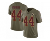 Youth Nike Washington Redskins #44 John Riggins Limited Olive 2017 Salute to Service NFL Jersey