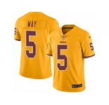 Youth Nike Washington Redskins #5 Tress Way Limited Gold Rush NFL Jersey