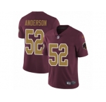 Youth Nike Washington Redskins #52 Ryan Anderson Vapor Untouchable Limited Burgundy Red Gold Number Alternate 80TH Anniversary NFL Jersey