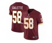 Youth Nike Washington Redskins #58 Junior Galette Vapor Untouchable Limited Burgundy Red Team Color NFL Jersey