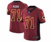 Youth Nike Washington Redskins #71 Charles Mann Limited Red Rush Drift Fashion NFL Jersey