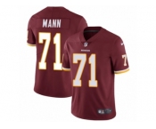 Youth Nike Washington Redskins #71 Charles Mann Vapor Untouchable Limited Burgundy Red Team Color NFL Jersey
