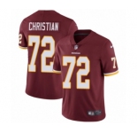 Youth Nike Washington Redskins #72 Geron Christian Burgundy Red Team Color Vapor Untouchable Limited Player NFL Jersey