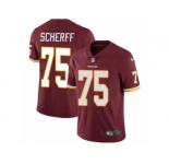 Youth Nike Washington Redskins #75 Brandon Scherff Vapor Untouchable Limited Burgundy Red Team Color NFL Jersey