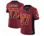 Youth Nike Washington Redskins #77 Shawn Lauvao Limited Red Rush Drift Fashion NFL Jersey