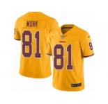 Youth Nike Washington Redskins #81 Art Monk Limited Gold Rush NFL Jersey