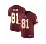 Youth Nike Washington Redskins #81 Art Monk Vapor Untouchable Limited Burgundy Red Team Color NFL Jersey
