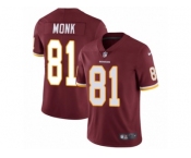 Youth Nike Washington Redskins #81 Art Monk Vapor Untouchable Limited Burgundy Red Team Color NFL Jersey